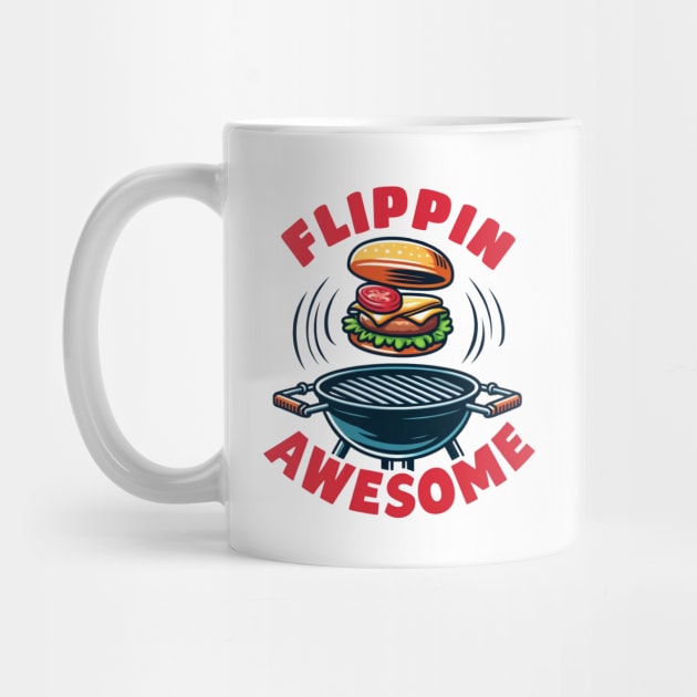 Flippin Awesome Burger Design For Grill Masters by ArtisticRaccoon